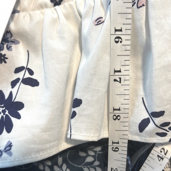 ⭐️NWT,WAYF Gathered Bustier,Floral Sweetheart Neck,Puffed Sleeve,RuchedMSRP $128 - Picture 8 of 8